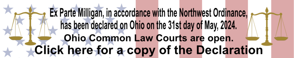 This is a link to the Declaration of Ex Parte Milligan, published and declared August 31, 2024.